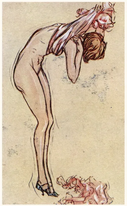 Framed Print : In Her Hours of Dainty Ease, by A. K. MacDonal 1931 Framed Print : In Her Hours of Dainty Ease, by A. K. MacDonal 1931