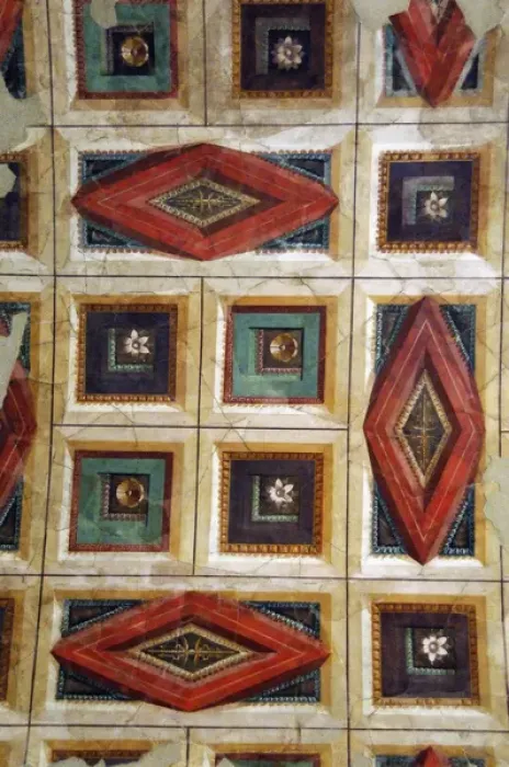 Framed Print : House of Augustus on the Palatine Hill. Fresco paint. Rome Framed Print : House of Augustus on the Palatine Hill. Fresco paint. Rome
