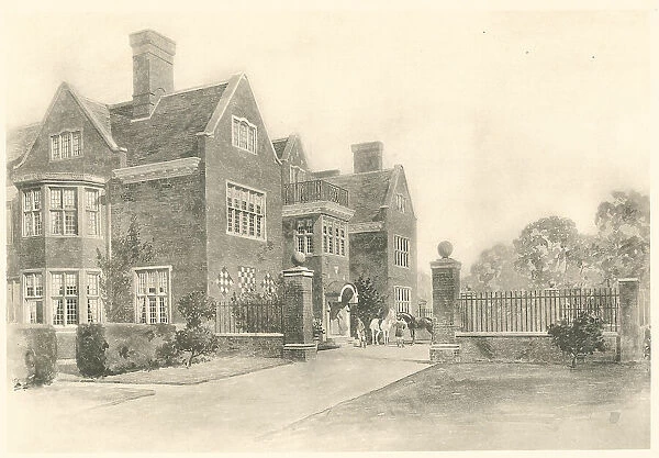 House In Berkshire, Entrance Front
