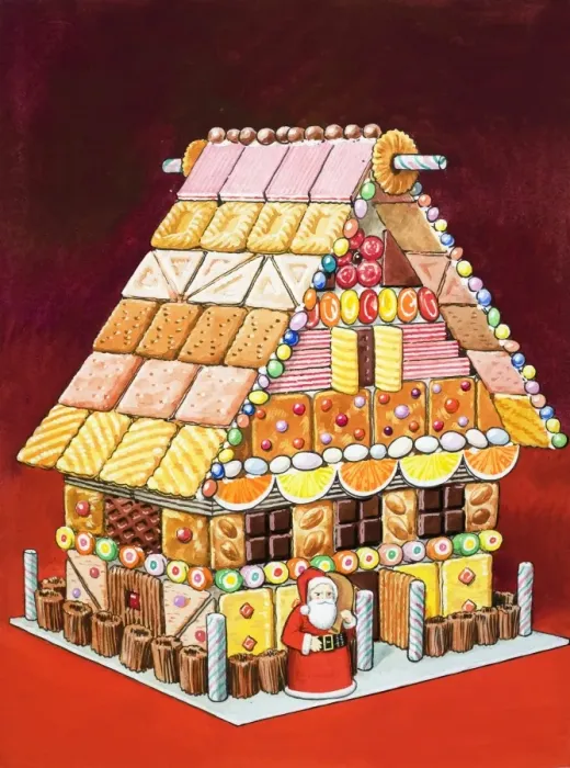 Framed Print : House of biscuits Framed Print : House of biscuits