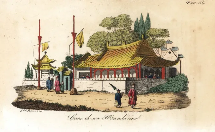 Framed Print : House of a Chinese Mandarin Framed Print : House of a Chinese Mandarin