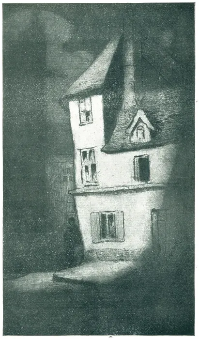 Framed Print : The House By The Church Candebec Framed Print : The House By The Church Candebec