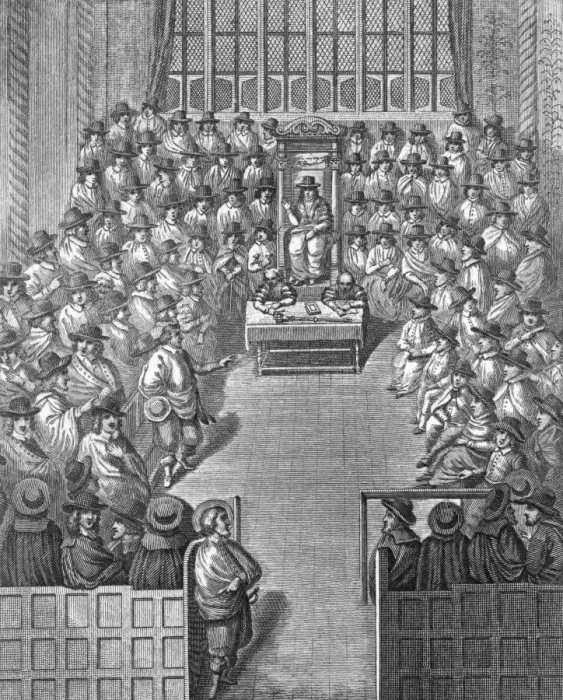 Framed Print : House of Commons / 1651 Framed Print : House of Commons / 1651