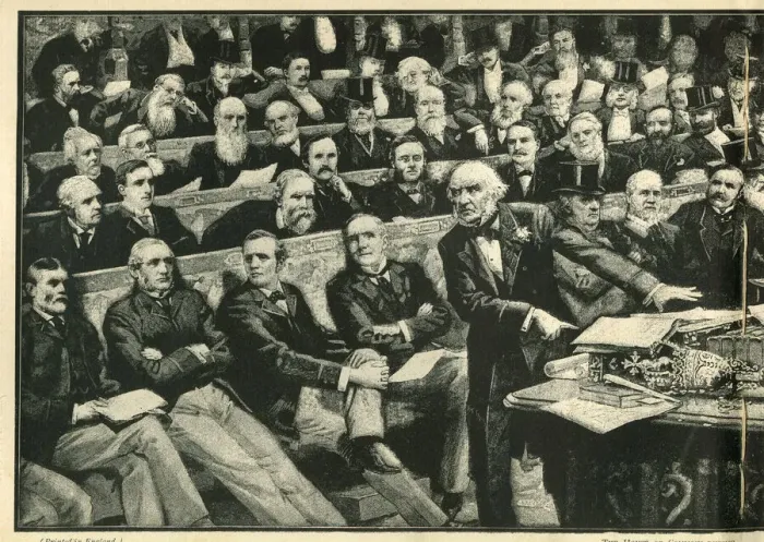 Framed Print : House of Commons, debate on Irish Home Rule Bill Framed Print : House of Commons, debate on Irish Home Rule Bill