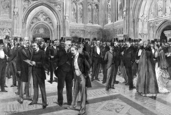 Framed Print : House of Commons Lobby Framed Print : House of Commons Lobby