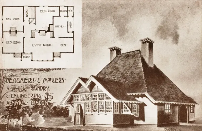 Framed Print : A house design by the Alnwick Foundry Framed Print : A house design by the Alnwick Foundry
