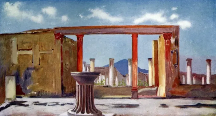 Framed Print : House of the Faun - Pompeii, Italy Framed Print : House of the Faun - Pompeii, Italy