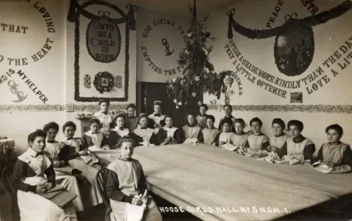 Framed Print : House Girls Hall at National Orphan Home, Surrey Framed Print : House Girls Hall at National Orphan Home, Surrey