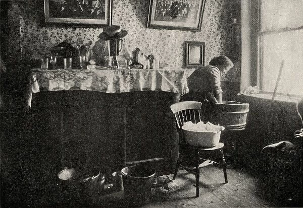 House interior, East End of London