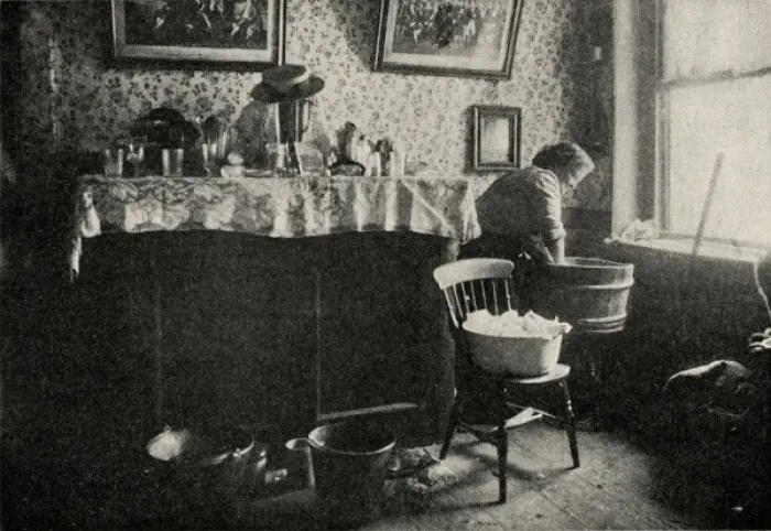 Framed Print : House interior, East End of London Framed Print : House interior, East End of London
