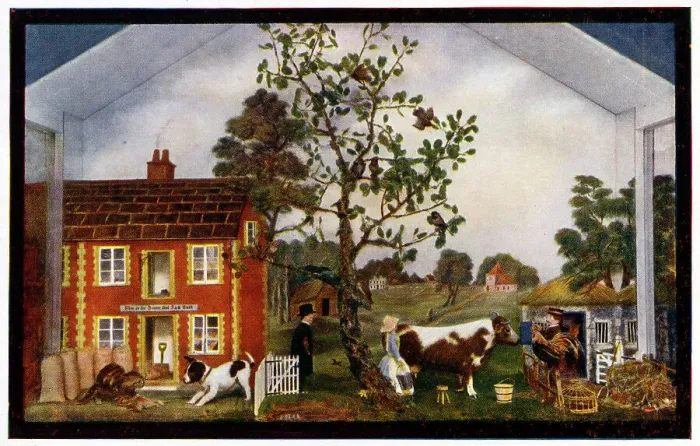 Framed Print : The House, that Jack built - diorama at Potter's Museum Framed Print : The House, that Jack built - diorama at Potter's Museum