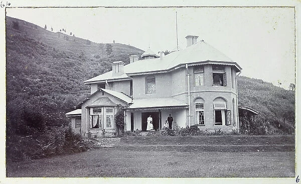 House in Kalimpong, West Bengal, India, from a fascinating album which reveals new details on a little-known campaign in which a British military force brushed aside Tibetan defences to capture Lhasa, in 1904