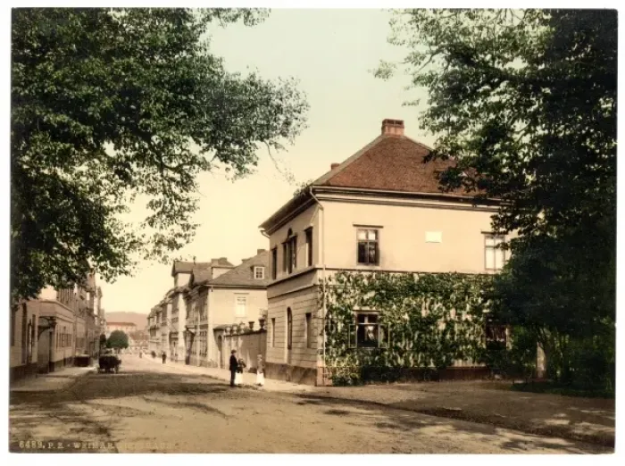 Framed Print : House of Liszt, Weimar, Thuringia, Germany Framed Print : House of Liszt, Weimar, Thuringia, Germany