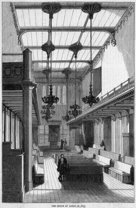 Framed Print : House of Lords 1835 Framed Print : House of Lords 1835