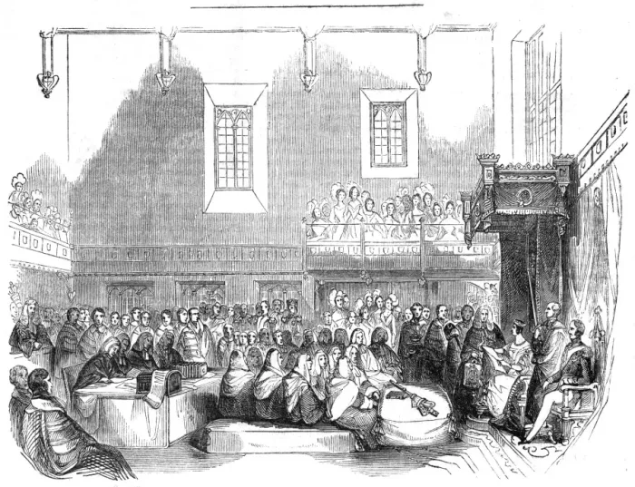 Framed Print : House of Lords, 1842 Framed Print : House of Lords, 1842