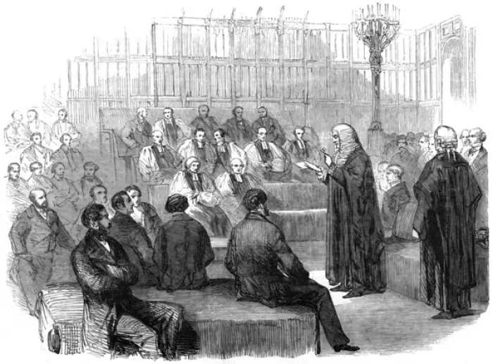 Framed Print : House of Lords, 1854 Framed Print : House of Lords, 1854
