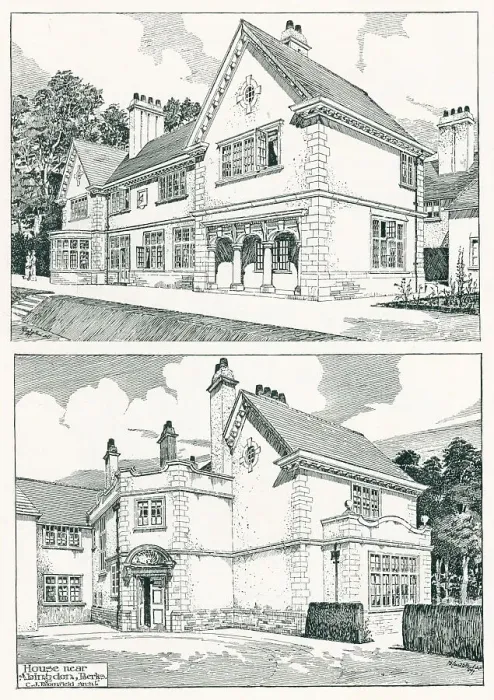 Framed Print : House Near Abingdon, Berks Framed Print : House Near Abingdon, Berks
