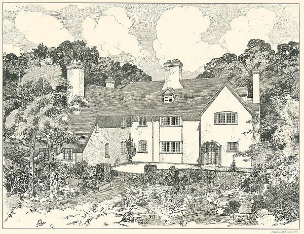House In The New Forest, Entrance Front
