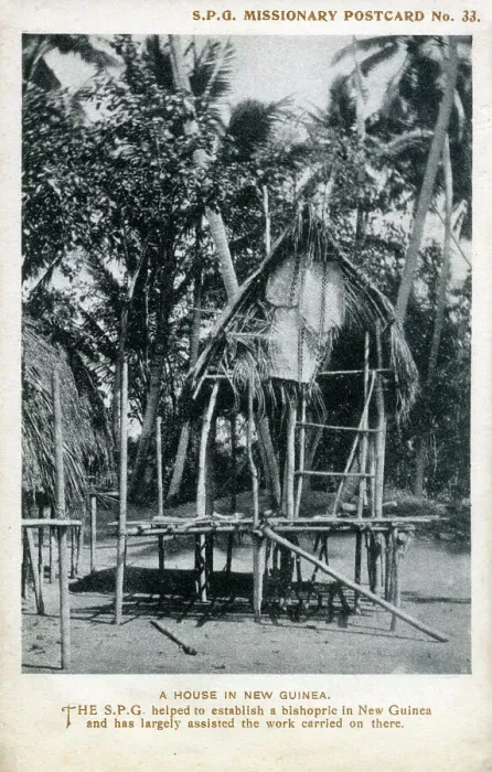 Framed Print : A House in New Guinea