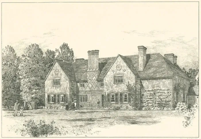 Framed Print : House In North Hampshire, Garden Front Framed Print : House In North Hampshire, Garden Front