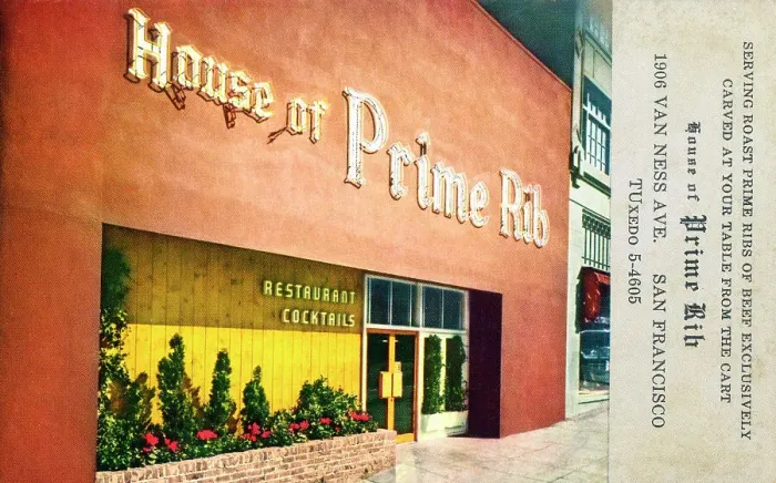 Framed Print : House of Prime Rob Resturant facade, San Francisco Framed Print : House of Prime Rob Resturant facade, San Francisco