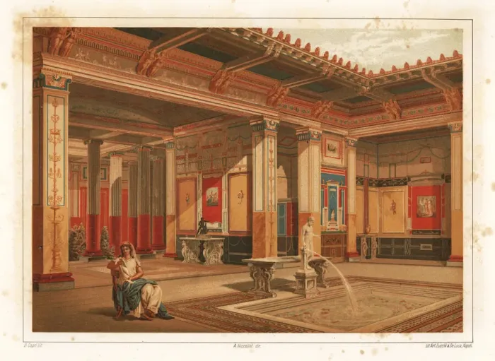 Framed Print : House in Regio VIII, insula 2, Pompeii Framed Print : House in Regio VIII, insula 2, Pompeii