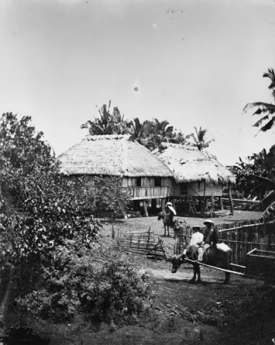Framed Print : House on tobacco plantation, Philippines Framed Print : House on tobacco plantation, Philippines
