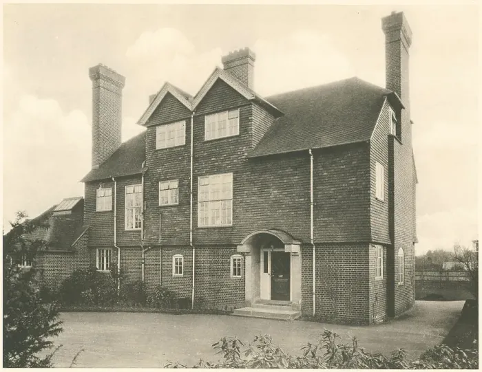 Framed Print : House in West Kent, Entrance Front Framed Print : House in West Kent, Entrance Front