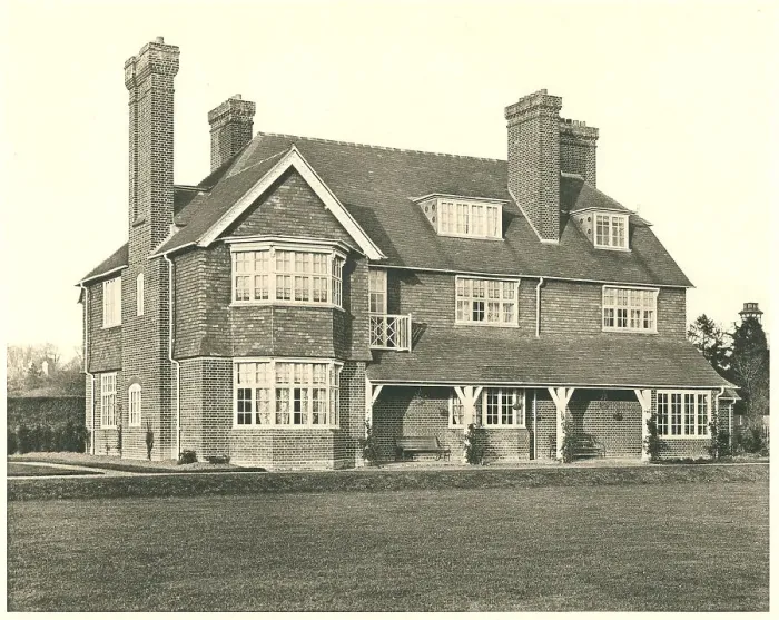 Framed Print : House in West Kent, Garden Front Framed Print : House in West Kent, Garden Front