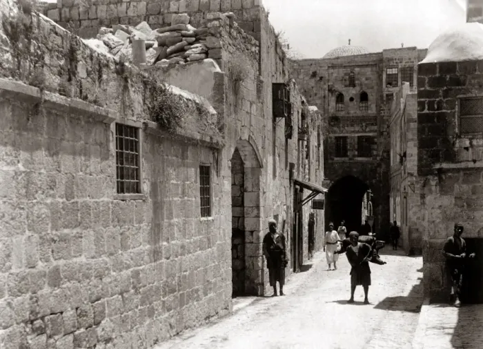 Framed Print : House of Wicked Rich Man (6th Station of the Cross) Jerusale Framed Print : House of Wicked Rich Man (6th Station of the Cross) Jerusale