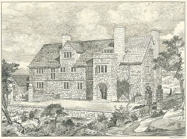 House In Yorkshire, Entrance Front