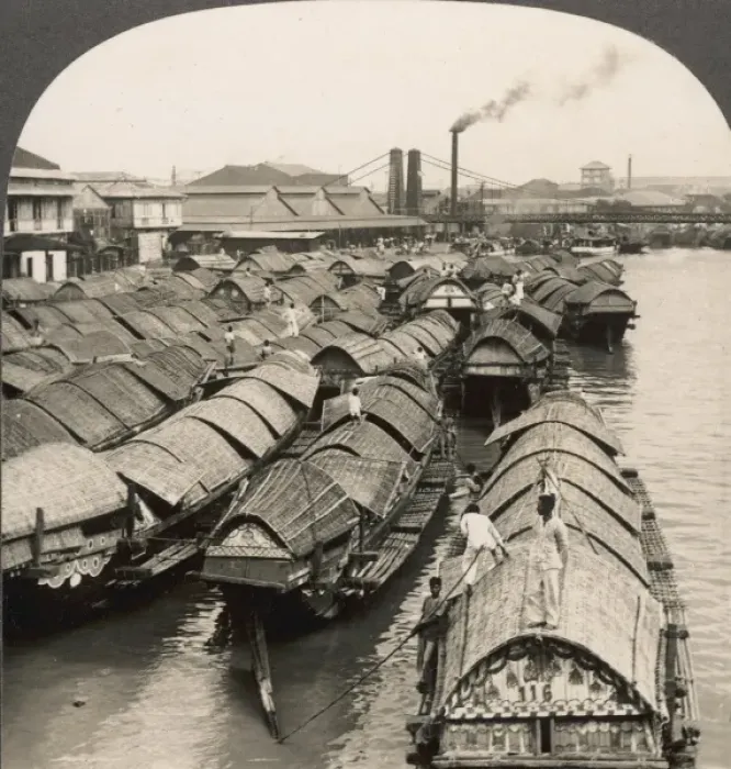 Framed Print : Houseboats, Luzon Framed Print : Houseboats, Luzon