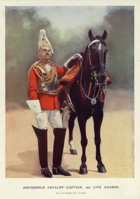 Framed Print : Household Cavalry, Captain, 2nd Life Guards Framed Print : Household Cavalry, Captain, 2nd Life Guards
