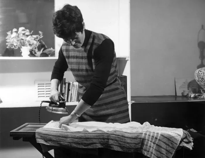 Framed Print : HOUSEHOLD / IRONING / 1960S Framed Print : HOUSEHOLD / IRONING / 1960S