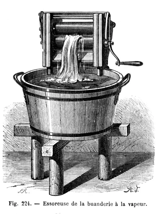 Framed Print : Household / Laundry / Mangle Framed Print : Household / Laundry / Mangle