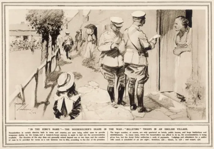 Framed Print : The Householders Share in the War Framed Print : The Householders Share in the War