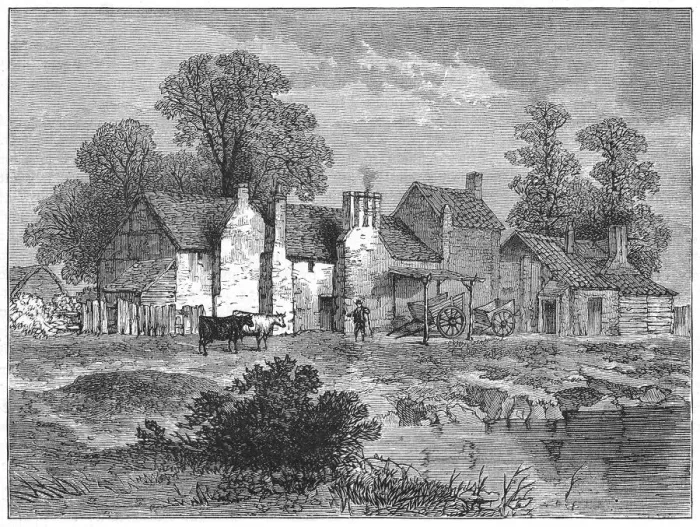 Framed Print : The Five Houses Framed Print : The Five Houses