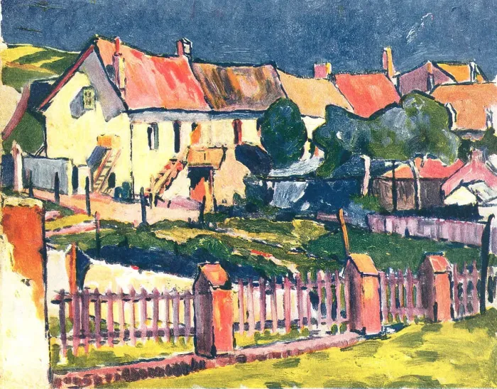 Framed Print : Houses and Gardens Framed Print : Houses and Gardens