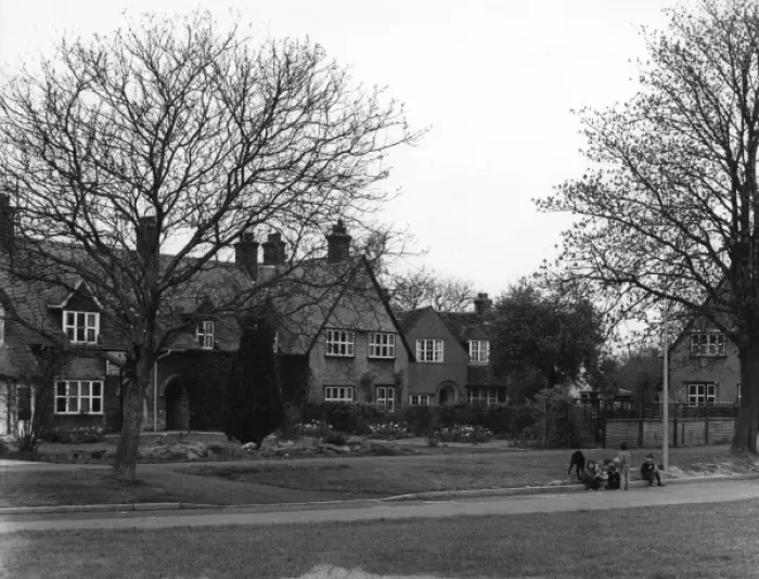 Framed Print : Houses in Letchworth Framed Print : Houses in Letchworth