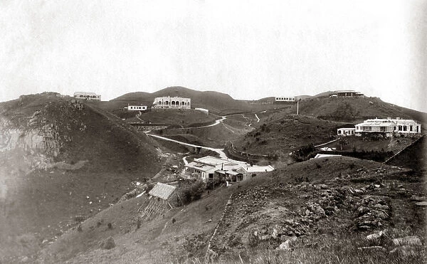 Houses on The Peak, Hong Kong, circa 1880s