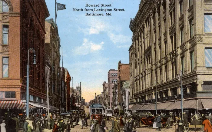 Framed Print : Howard Street, Baltimore, Maryland, USA Framed Print : Howard Street, Baltimore, Maryland, USA