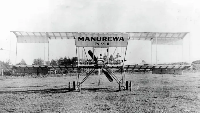 Framed Print : Howard Wright Type F Biplane in Auckland New Zealand in 1910 Framed Print : Howard Wright Type F Biplane in Auckland New Zealand in 1910