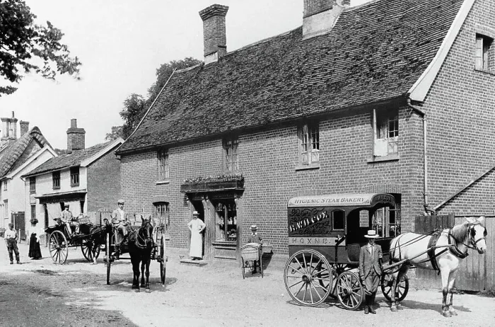 Framed Print : Hoxne Bakery early 1900s Framed Print : Hoxne Bakery early 1900s