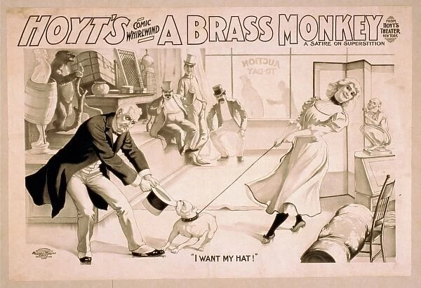 Hoyts comic whirlwind, A brass monkey a satire on superstit