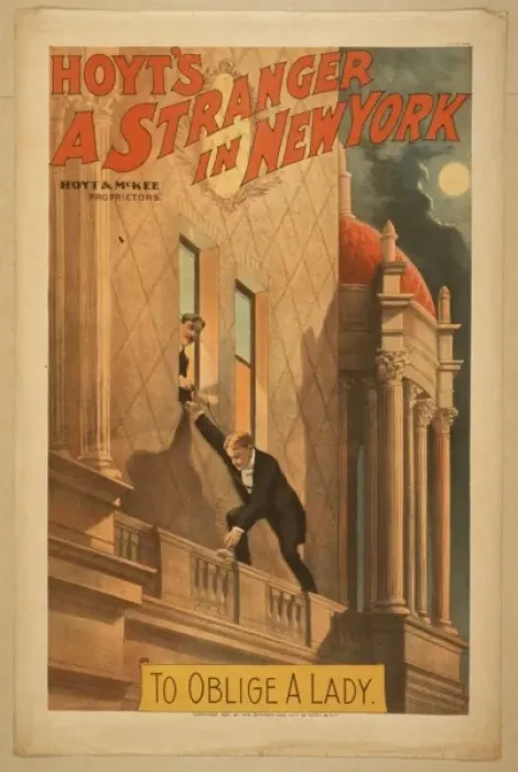 Framed Print : Hoyts A stranger in New York