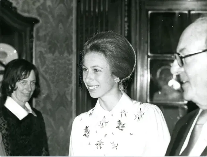 Framed Print : HRH The Princess Anne visited the headquarters of the Ro?