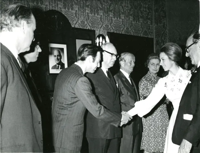 Framed Print : HRH The Princess Anne visited the headquarters of the Ro? Framed Print : HRH The Princess Anne visited the headquarters of the Ro?