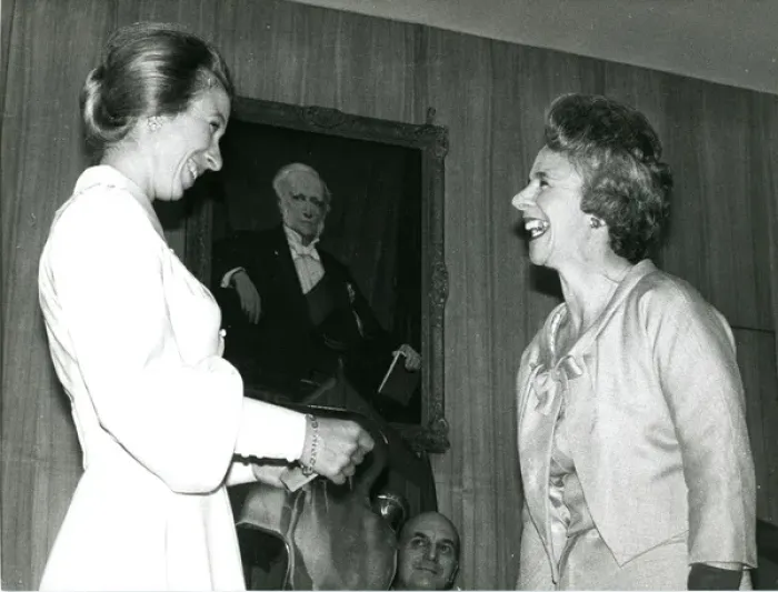 Framed Print : HRH The Princess Anne visited the headquarters of the Ro? Framed Print : HRH The Princess Anne visited the headquarters of the Ro?