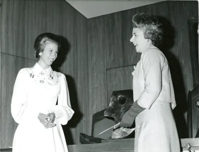 Framed Print : HRH The Princess Anne visited the headquarters of the Ro? Framed Print : HRH The Princess Anne visited the headquarters of the Ro?