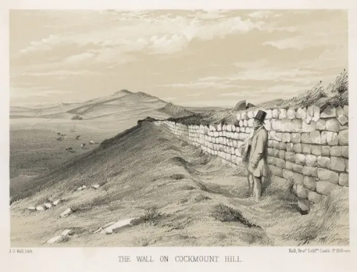 Framed Print : Hs Wall-Cockmount Hill Framed Print : Hs Wall-Cockmount Hill